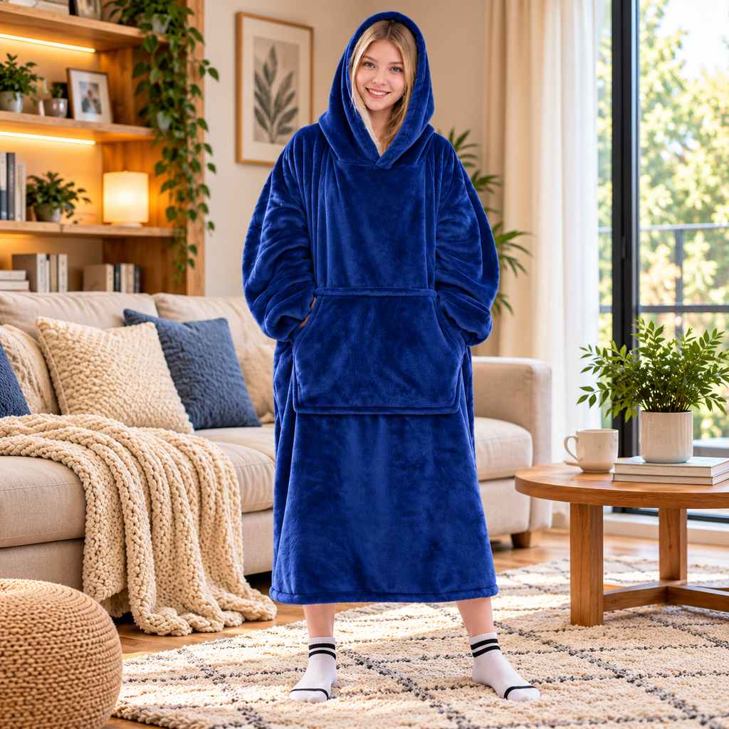 Sudadera Manta Gigante de Franela, Talla Única
